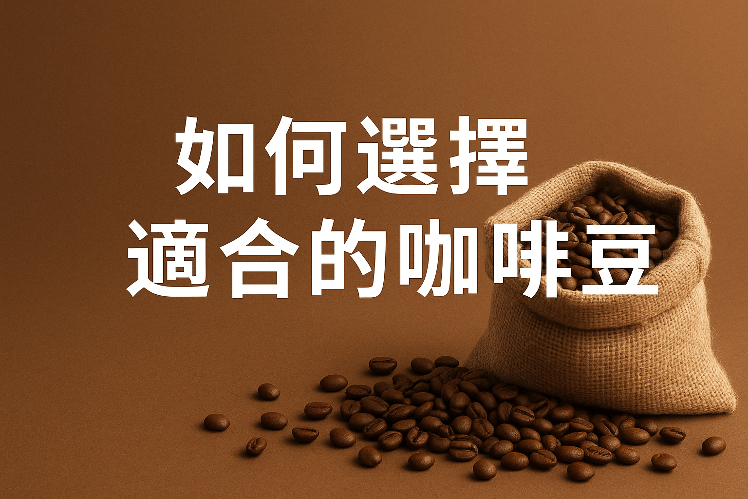 如何選擇適合的咖啡豆